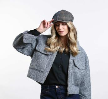 casquette plate laine Trento Tweed